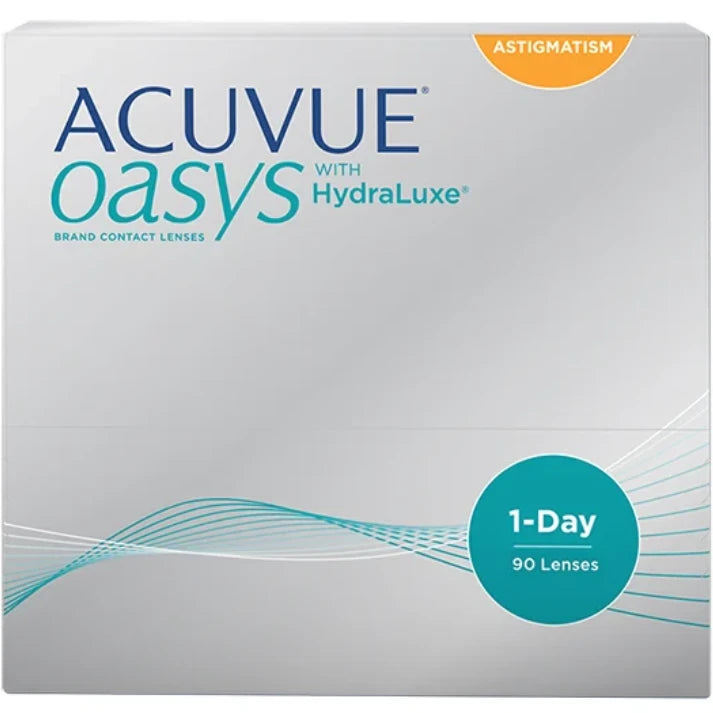 Acuvue Oasys 1-Day for Astigmatism 90 pack with HydraLuxe